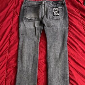 Ksubi Men's Gray Straight Jeans